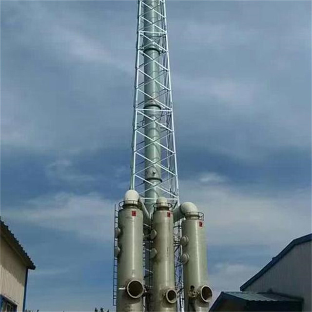 Desulfurisasi lan Degassing Tower Steel Chimney